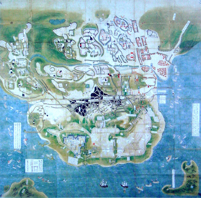 島原・天草一揆（島原の乱）攻囲図 （ Siege of Hara-jo, 1637 ）