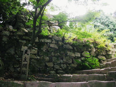 天守閣跡｜安土城