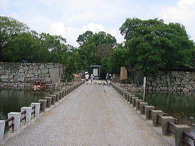 内目安橋｜岡山城